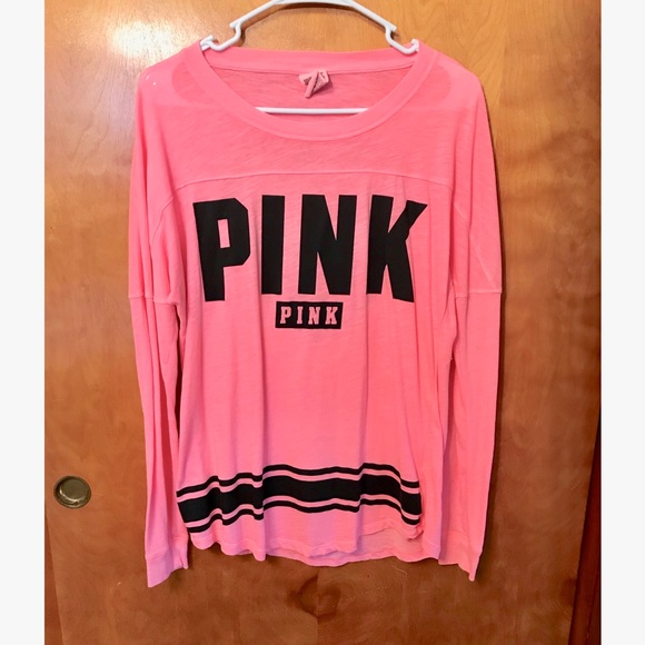 PINK Victoria's Secret Tops - SOLD Victoria’s Secret Pink Cut Out Back Shirt